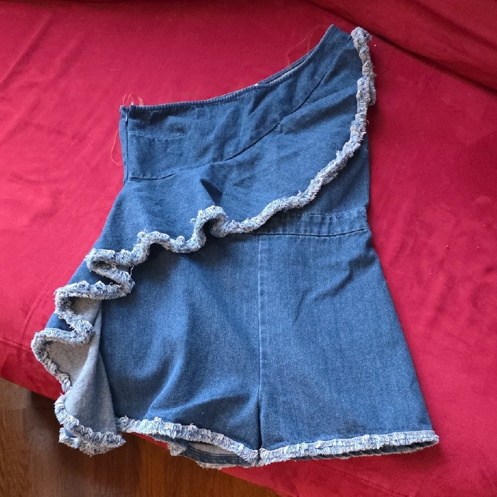 DO+BE Denim Romper